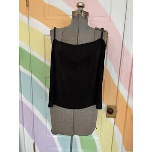 Ripley Rader Black Camisole Tank Top NWT Size 4 Large Minimalist
